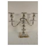 Silver Plate Candelabra