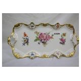 Floral Porcelain Platter