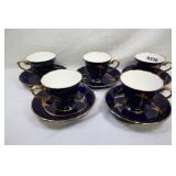 Cobalt Teacups
