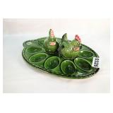 Vintage Deviled Egg Dish