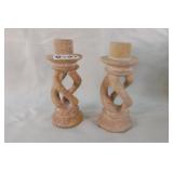 Soapstone Candlesticks