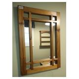 Pine-Framed Mirror