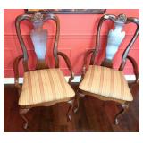 Queen Anne Arm Chairs