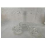 Glass Candleholders