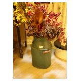 Milk Can Dried Floral Display