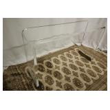 Lucite Waterfall Console Table