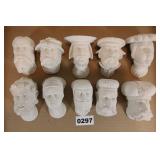 Chalkware Busts