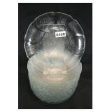 French Pressed Glass Plates