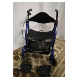 Deluxe 2-In-1 Walker Chair
