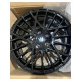 New Mazzi Gloss Black Rims 18x 8.0 Set of 4