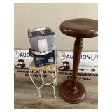 Various Tables Stand, and Electric Lamp