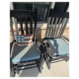 2-Outdoor Rocking Chairs