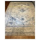 Nourison Chic Oriental Ivory/ Blue Rectangle Rug