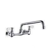 New Commercial 8' Wall-Mounted Faucet 10' Spout
