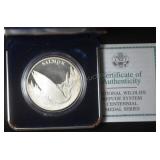 2003 US Mint National Wildlife Silver Medal Salmon