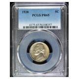 1938 Jefferson Nickel PF65 PCGS