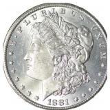 1881-CC Morgan Silver Dollar