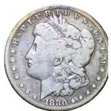 1880-CC Morgan Silver Dollar