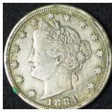 1884 Liberty V Nickel