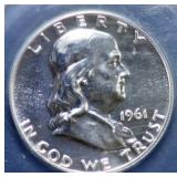 1961 & 1962 Franklin Proofs PF66/67 ANACS