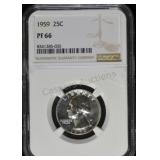 1959 Washington Quarter PF66 NGC
