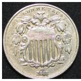 1868 Shield Nickel