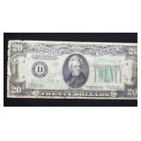 1934a * $20.00 Star Federal Reserve note