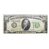 1934 $10.00 Star Fed Reserve Note FR2004G*
