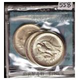 1936 Texas Classic Commem 3 pc Set David Hall