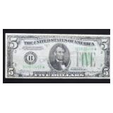 1934a $5.00 Star FRN FR-1957b