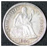 1883 Seated Liberty Dime