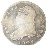 1809 Capped Bust Half Dollar