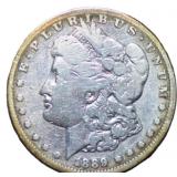 1889-CC Morgan Silver Dollar