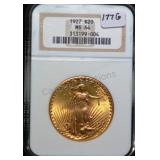 1927 $20 Gold Saint MS64 NGC