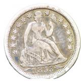 1853 Seated Liberty Dime