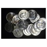 1953-D Franklin Half BU roll of 20