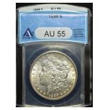 1899 Morgan Silver Dollar AU55 ANACS