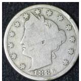 1886 Liberty V Nickel