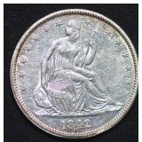 1842 Seated Liberty Half Dollar