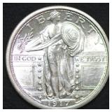 1917 Standing Liberty Quarter Type 1