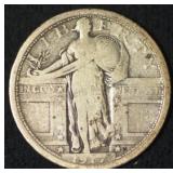 1917 Standing Liberty Quarter Type 1