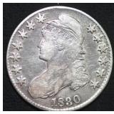1830 Capped Bust Half Dollar