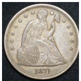 1871 Seated Liberty Dollar