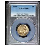 1915 Buffalo Nickel MS62 PCGS