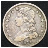 1834 Capped Bust Quarter