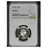 1956 Washington Quarter PF69* NGC