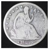 1873 Seated Half Dollar