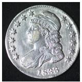 1833 Capped Bust Half Dollar