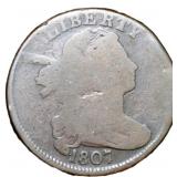 1807 Draped Bust Large Cent 'Comet'