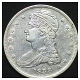 1838 Capped Bust Half Dollar